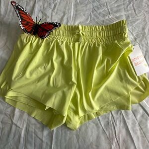 Jumping Beans Lime Green Girls size 7 Mesh Shorts! NWT